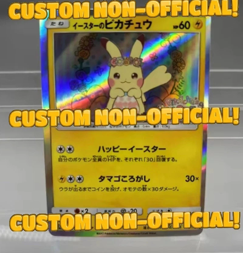 Pokémon TCG Easter's Pikachu Collectible Card Games & Accessories