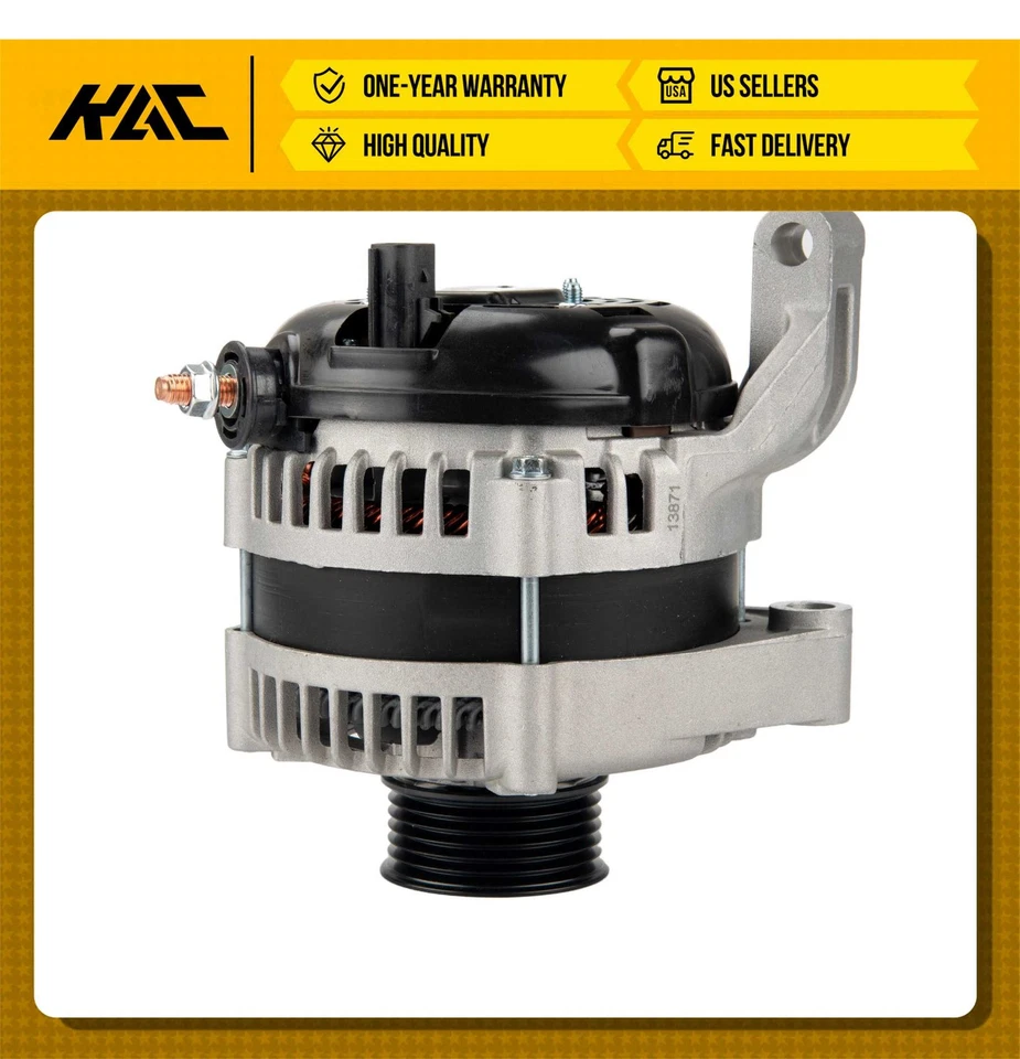 New Alternator For 2001 2002 2003 2004 CHRYSLER VOYAGER 04868431AG - Image 1 of 4