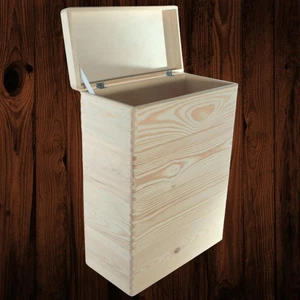 Juego de cajas de madera largas de 4 niveles cajas de almacenamiento apilables torre delgada 40x20x53,5 cm - Imagen 1 de 12