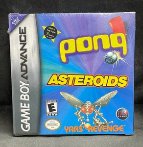 Asteroids / Pong / Yar's Revenge (GBA / Gameboy Advance) BRAND NEW - Picture 1 of 6