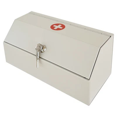 Plugsharge Medicine Lock Box Locking,Medicine Cabine for Safe Medication Storage - Image 1 of 4
