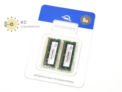 OWC 8GB Kit (2x4GB) DDR3 1600MHz PC3-12800S SODIMM Laptop MAC Memory RAM - Image 1 of 3