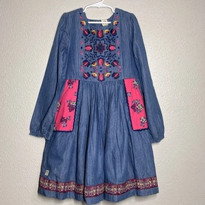 Vestido Ropa Wildflowers Happy Go Lucky Wandering Winona Niñas Talla 10 - Imagen 1 de 16