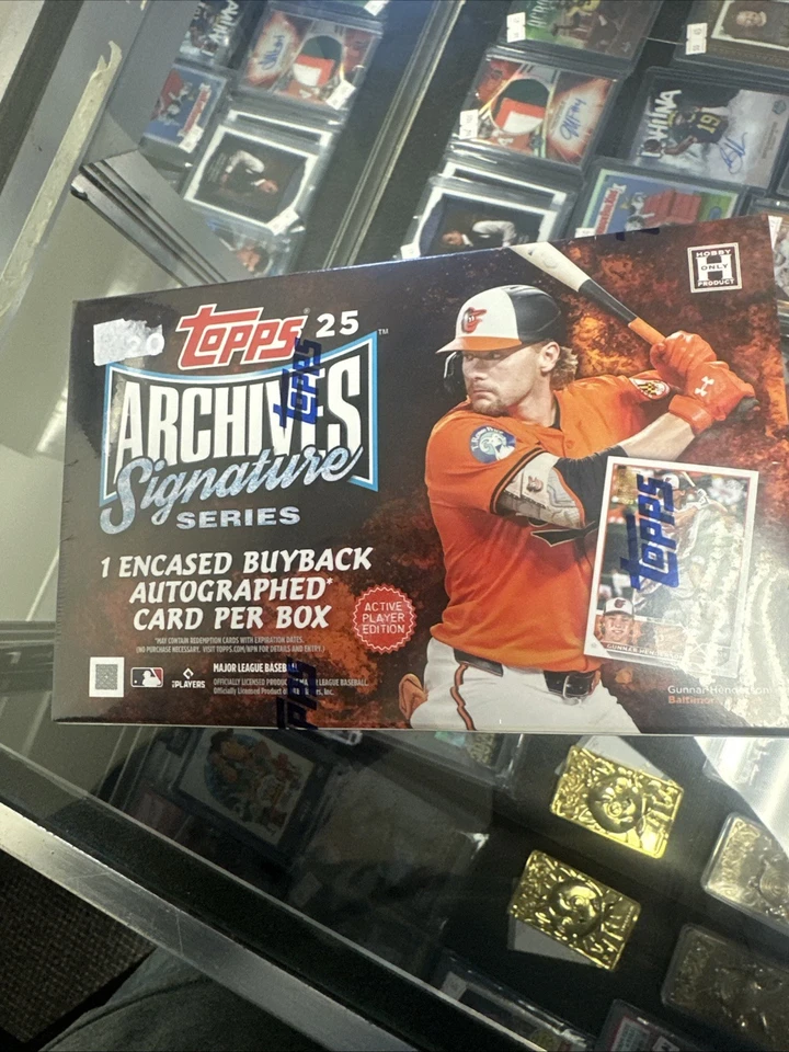 2025 Topps Archives Signature Series Active Player Hobby Box Factory Sealed