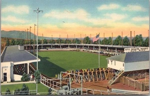 1939 Colorado Springs RODEO Postal "Will Rogers Stadium at Broadmoor" Lino - Imagen 1 de 2