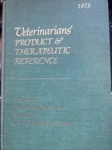 Veterinarians Product & Therapeutic Reference - Guide To Pharmaceuticals HB 1974 - Picture 1 of 4