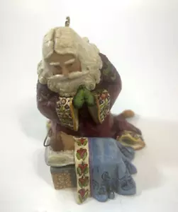 Jim Shore Weihnachtsmann betet über Jesuskind 2009 Ornament #4013899 Weihnachtsdeko - Bild 1 von 8