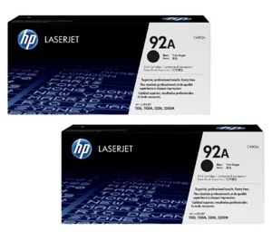 2x Original HP Toner 92A C4092A für LaserJet 1100 3200 3220 oV - Bild 1 von 1