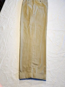 Tan casual pants men 38x34 in good condition 100% cotton Daniel Cremieux collect - Picture 1 of 3