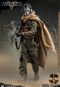 Flagset Battlefield End War Ghost Soldier 1/6 Modern Figure Model 12in Gift - Picture 1 of 11