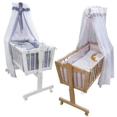 Babywiege Babybett Kinderbett Schaukelwiege Stubenwagen Beistellbett Wiege Vicco - Bild 1 von 2