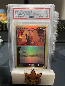 PSA 5 Team Magma's Poochyena 65/95 Team Magma vs Team Aqua Reverse Holo - Bild 1 von 2