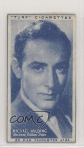 1948 Turf Film Favourites Tobacco Michael Wilding #32 m5x