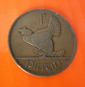 IRELAND -BRONZE 1 PENNY 1931 KM # 3 - Picture 1 of 2