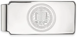Sterling Silver University of California Berkeley Money Clip by LogoArt SS042UCB - Picture 1 of 2