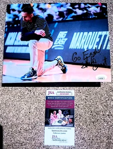 Foto 8x10 firmada por Shaka Smart certificado de autenticidad JSA Marquette Golden Eagles - Imagen 1 de 2