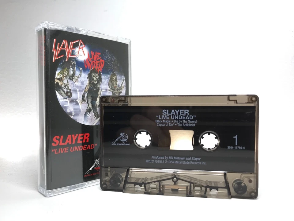 Slayer LIVE UNDEAD EP Cassette 3984-15789-4 **REMASTERED** NEAR MINT CONDITION - Image 1 of 4