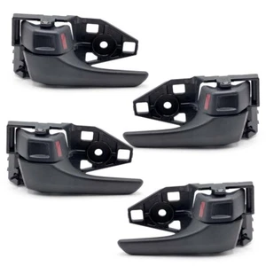 Set Handle Inner Door Black For Toyota Hilux Tacoma Revo SR5 2016 2020 - Picture 1 of 5