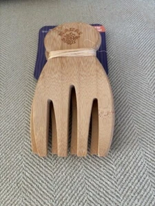 NEW Totally Bamboo Wood Salad Hands Tossing/Serving Forks - 2 Piece Set (7") - Picture 1 of 4