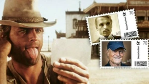 10 RAR Terence Hill Briefmarken unikat 85 cent - Limitiert auf 10000 stamps mint - Bild 1 von 5