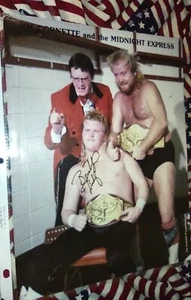 SELTENE JIM CORNETTE & THE MIDNIGHT EXPRESS SIGNIERT ""SCHÖNER BOBBY"". LEBENSLANGES COA - Bild 1 von 4