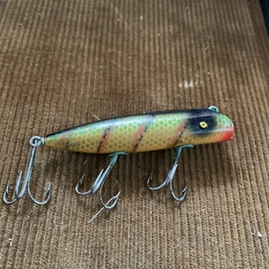 Southbend Bass-Obite 3-3/4” Moulded Eyes And Stamp Exe Condition Uncleaned - Picture 1 of 10