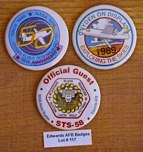 Lote #117 STS-58 50 años NASA Edwards AFB Edwards DE COLECCIÓN 1980-1990 - Imagen 1 de 5