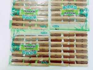 4 pezzi di bambù tavolo da pranzo caldo cibo piatto tazza tovaglietta... - Foto 1 di 2