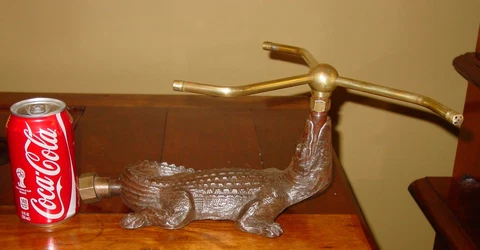 Cast iron alligator shaped lawn sprinkler-----15863 Cover