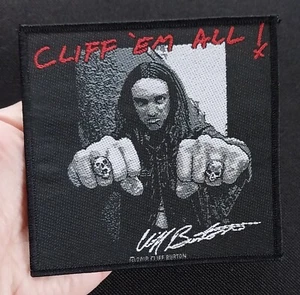 METALLICA ~ CLIFF 'EM ALL! ~ Licensed Woven Sew ON Band Battle Jacket Patch - Picture 1 of 7