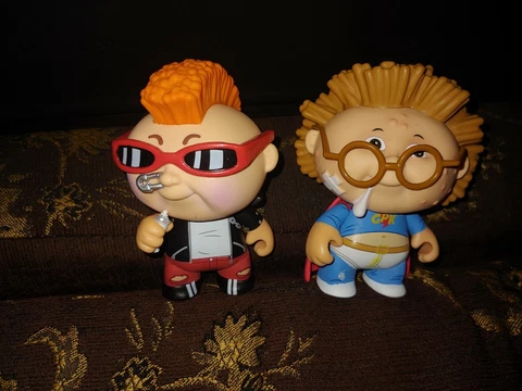 CLARK CANT,NEW WAVE DAVE Funko GARBAGE PAIL KIDS Series 1 3" Inch LOOSE Cover