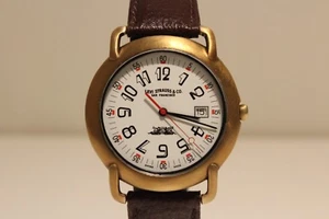 VINTAGE RARE SWISS MEN'S QUARTZ ADVERTISING WATCH OF COMPANY "LEVI STRAUSS &CO"  - Picture 1 of 6