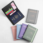 Multi-Function PU Leather RFID Passport Cover Ultra-thin Waterproof Passport
