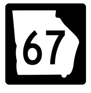 Georgia State Route 67 Sticker R3613 Highway Sign - Picture 1 of 1