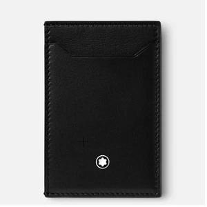 ¡Nuevo! MONTBLANC Black pieza maestra Pocket 3cc - 100% ternera cuero - Imagen 1 de 3