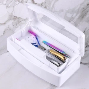 Nail Disinfection Box Sterilizing Tray Sterilizer Steel Metal Nipper Equipment - Picture 1 of 23