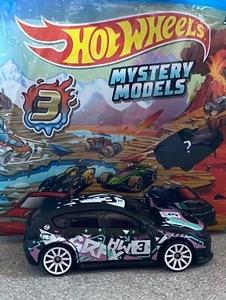 Hot Wheels 2024 Mystery Series 3 #3 Subaru WRX STi Hatchback silver chase black - Picture 1 of 9