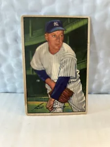 1952 bowman baseball card # 17. Ed Lopat Ref# 19K - Picture 1 of 2