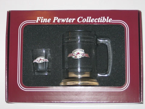 Colorado Avalanche Glass Tankard Mug & Shot Glass Boilermaker Set FREE S&H!! Cover