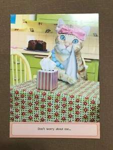 Tarjeta de felicitación Portal - "Adiós y buena suerte" - No te preocupes por mí... (A33) - Imagen 1 de 4