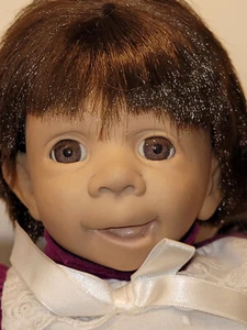 Sammlerpuppe,  Simba, ca. 38cm groß, Rarität? Vintage, mit Etikett - Bild 1 von 14