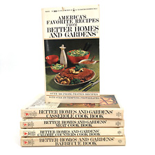 Vintage Better Homes and Gardens Paperback Cookbook 1970's Lot of 5