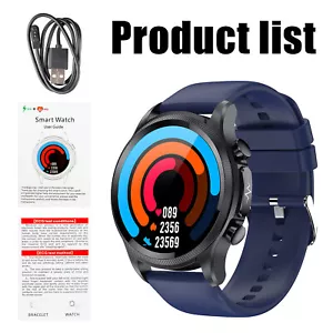 Smart Watch Smartwatch Multifunction Sport Answer Call for Men Women Blue - Picture 1 of 14