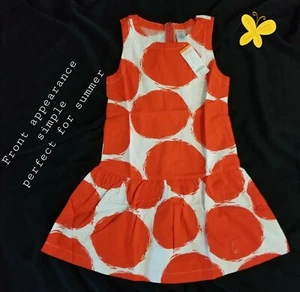 NWT Gymboree Sunny Safari Dress 10 Girls Red white Retail $29.95 - Picture 1 of 7