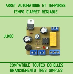 ARRET AUTOMATIQUE ET TEMPORISE EN GARE pour échelles Z,N,HO,O,I. - Bild 1 von 1