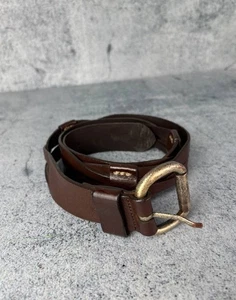 Max Mara Vintage Leather Belt Brown Made in Itay - Picture 1 of 5