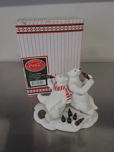 Coca-Cola Eisbär & Freund 1994 Coca-Cola Heritage Collection Figur mit Box - Bild 1 von 6