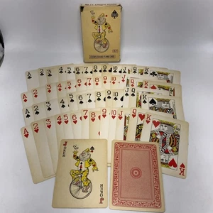 Vintage CROWN Brand No 21 Jumbo Playing Cards 5"x7" Large, King Size - Picture 1 of 5