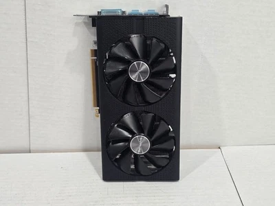 AMD Radeon Sapphire RX 580 8GB GDDR5 Gaming Graphics Card GPU HDMI DP DVI - Image 1 of 4