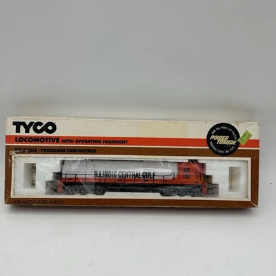 Vintage Tyco Illinois Central Gulf Locomotive Ho Scale 9” In Length - Image 1 of 4